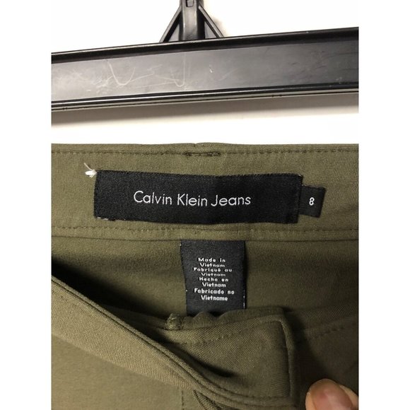 CALVIN KLEIN JEANS  KNIT STRETCH SLIM FIT PANTS SIZE 8 - Picture 6 of 6